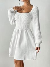 Акція на Плаття жіноче SHEIN GD-00103757 M Біле від Rozetka