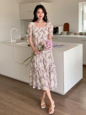 Акція на Плаття міді літнє жіноче SHEIN GD-00113926 XL Комбіноване від Rozetka