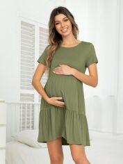 Акція на Плаття жіноче SHEIN GD-00102041 L Хакі від Rozetka