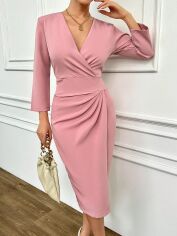 Акція на Плаття жіноче SHEIN GD-00100511 S Світло-рожеве від Rozetka