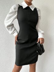 Акція на Сарафан жіночий SHEIN GD-00098911 36 Чорний від Rozetka