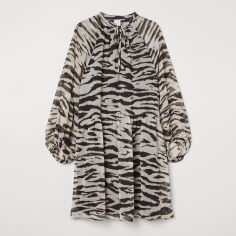 Акція на Сукня жіноча H&M 9508733wer XS Чорна з бежевим від Rozetka