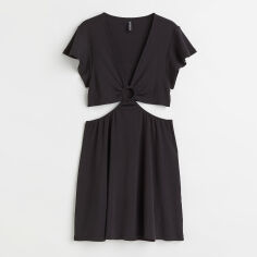 Акція на Сукня жіноча H&M 10652025wer XXS Чорна від Rozetka