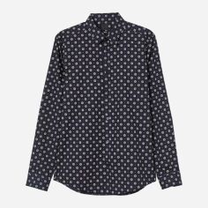 Акція на Сорочка чоловіча H&M 4596223wer M Темно-синя від Rozetka