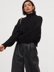 Акція на Светр жіночий H&M 8732792wer 2XL Чорний від Rozetka
