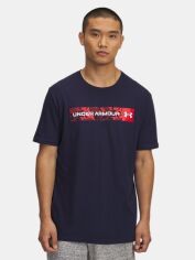 Акція на Футболка довга чоловіча Under Armour Ua Camo Chest Stripe Ss 1376830-411 M Синя від Rozetka