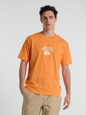 Акція на Футболка бавовняна довга чоловіча New Balance Heritage Graphic MT51527SIZ XL Помаранчева від Rozetka