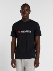 Акція на Футболка бавовняна довга чоловіча New Balance Professional Athletics MT51933BK XL Чорна від Rozetka
