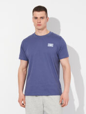Акція на Футболка бавовняна довга чоловіча New Balance Sport Essentials Logo MT41584DRE XL Синя від Rozetka