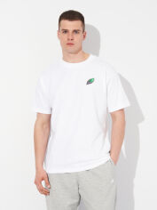 Акція на Футболка бавовняна довга чоловіча New Balance X Drake Cereal Room MT51972WT XL Біла від Rozetka
