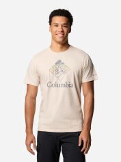 Акція на Футболка бавовняна довга чоловіча Columbia Rapid Ridge™ Graphic 1888811CLB-280 2XL Бежева від Rozetka