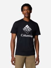 Акція на Футболка бавовняна довга чоловіча Columbia Rapid Ridge™ Graphic 1888811CLB-001 S Чорна від Rozetka