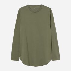 Акція на Лонгслів чоловічий H&M 8427613wer L Хакі від Rozetka