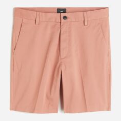 Акція на Шорти бавовняні короткі чоловічі H&M 1127680wer 32 Лососеві від Rozetka