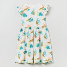 Акція на Підліткова сукня для дівчинки OVS Aop Dress 11-0507 Tpg + Aop 1799855 140 см Біла від Rozetka