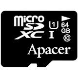 Акция на Карта памяти APACER microSDXC 64GB UHS-I U1 (AP64GMCSX10U1-R) от Foxtrot