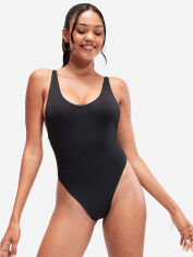 Акція на Суцільний купальник жіночий Speedo 8-00276914542 XL Чорний від Rozetka