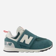 Акція на Дитячі шкіряні кросівки для хлопчика New Balance 574 NW574VPG 27.5 Зелені від Rozetka