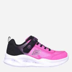 Акція на Дитячі з підсвіткою кросівки для дівчинки Skechers 303714L-BKHP 33 Чорні від Rozetka
