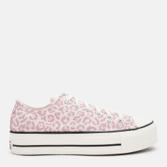 Акція на Жіночі кеди низькі Converse Chuck Taylor All Star Lift A15055C 37.5 (7US) 24 см Pink/Silver від Rozetka