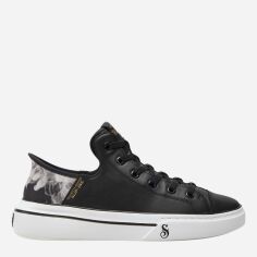Акція на Чоловічі кеди Skechers 251016-BKW 44 Чорні від Rozetka