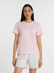 Акція на Футболка бавовняна довга жіноча New Balance Sport Essentials Jersey WT41509 XS Світло-рожева від Rozetka