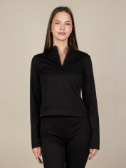 Акція на Толстовка на блискавці жіноча Elegante EL 13124 XS Чорна від Rozetka