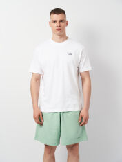 Акція на Футболка бавовняна довга чоловіча New Balance Sport Essentials Small Logo MT41509 XL Біла від Rozetka