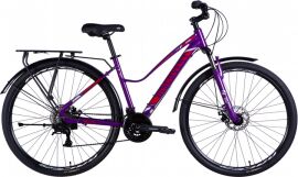 Акція на Велосипед Discovery AL 28" SYMBOL WOMAN AM DD CS 17,5" фіолетовий з багажником задн St з крилом Pl 2025 (OPS-DIS-28-001) від Rozetka