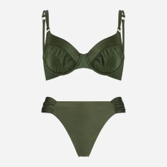 Акція на Купальник роздільний жіночий Hunkemoller 200890c23 70E (S) Хакі від Rozetka