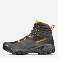 Акція на Чоловічі черевики високі для трекінгу з Gore-Tex Mammut Sapuen High GTX Men black-dark 3030-04241 43.5 (9UK) 27.5 см Чорні від Rozetka