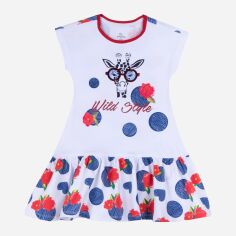 Акція на Дитяче літнє плаття для дівчинки Chicco 09093383000000-033 104 см Біле від Rozetka