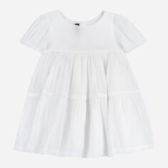 Акція на Дитяче літнє плаття для дівчинки Chicco 09000697000000-033 80 см Біле від Rozetka