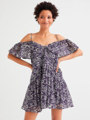 Акція на Сукня коротка літня жіноча H&M 1078059001c20 XL Різнокольорова від Rozetka