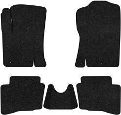 Акція на Ворсові килимки EVAtech Premium в салон авто для Hyundai i20 (PB) 5-doors (3 clips) 2008-2014 1 покоління Htb EU Чорний кант від Rozetka