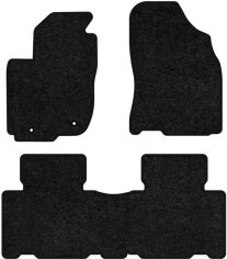 Акція на Ворсові килимки EVAtech Standard в салон авто для Toyota RAV4 (XA40) (closed threshold) 2013-2016 4 покоління SUV USA Чорний кант від Rozetka