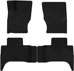 Акція на Ворсові килимки EVAtech Premium в салон авто для Land Rover Range Rover Sport (L494) 2013-2022 2 покоління SUV EU Чорний кант від Rozetka