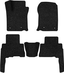 Акція на Ворсові килимки EVAtech Premium в салон авто для Lexus GX 460  5 seats Restyling 2013-2016 2 покоління SUV EU Чорний кант від Rozetka