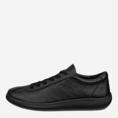 Акція на Жіночі кеди низькі Ecco Soft Zero W 22026301001 39 Чорні від Rozetka
