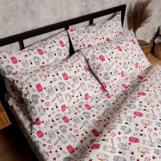 Акція на Набір наволочок Moon&Star Бязь Gold Люкс Cute Cats 50х70 2 шт (MS-840001329) від Rozetka