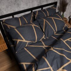 Акція на Набір наволочок Moon&Star Мікросатин Premium Deep Blue Luxe 50х70 2 шт (MS-840001473) від Rozetka