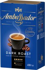 Акція на Кава мелена Ambassador Dark Roast 450 г від Rozetka
