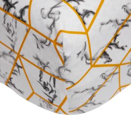 Акція на Простирадло на резинці Moon&Star двоспальне 160x190+20 см Modern Marble Бязь Gold Люкс (MS-850001253) від Rozetka