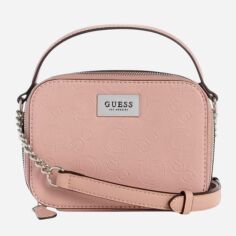 Акція на Сумка крос-боді через плече жіноча маленька Guess 601424349 Рожева ( 1159833257) від Rozetka
