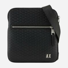 Акція на Сумка планшет через плече чоловіча Armani Exchange 833021089 Чорна ( 1159832935) від Rozetka