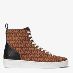 Акція на Жіночі кеди високі Michael Kors 318834648 38 Коричневі ( 1159832560) від Rozetka