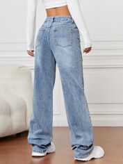 Акція на Джинси жіночі SHEIN GD-00151667 W30L32 Блакитні від Rozetka
