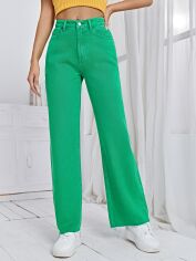 Акція на Джинси жіночі SHEIN GD-00148968 S Зелені від Rozetka