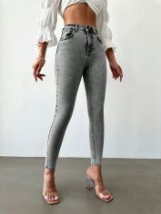 Акція на Джинси жіночі SHEIN GD-00148505 XS Сірі від Rozetka