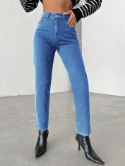 Акція на Джинси жіночі SHEIN GD-00148520 XXS Блакитні від Rozetka